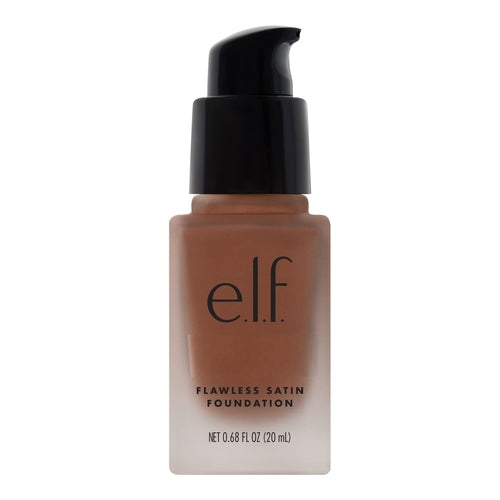e.l.f. Flawless Satin Foundation bottle on a white background