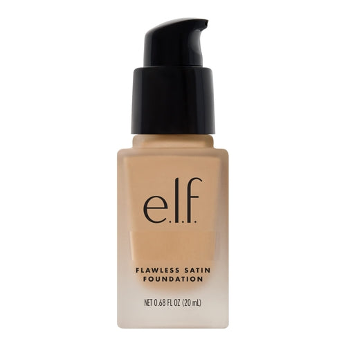 e.l.f. Flawless Satin Foundation bottle on a white background