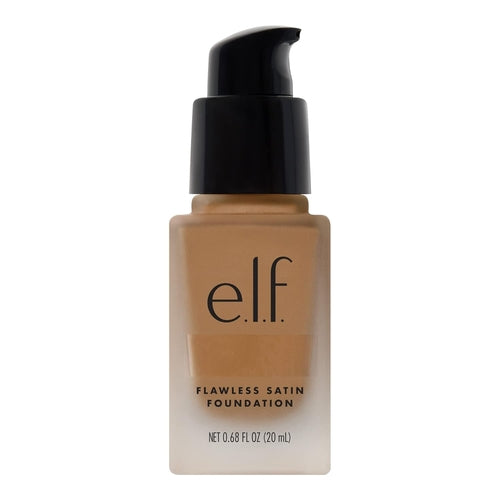 e.l.f. Flawless Satin Foundation bottle on a white background
