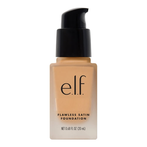 e.l.f. Flawless Satin Foundation bottle on a white background