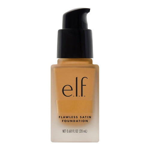 e.l.f. Flawless Satin Foundation bottle on a white background
