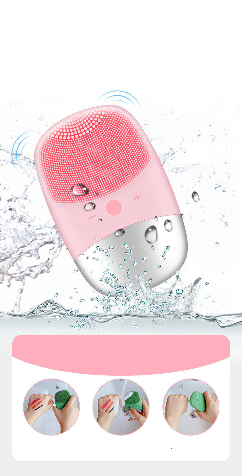 Sonic Glow Facial Cleansing Device - size comparison