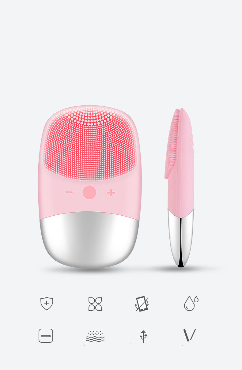 Sonic Glow Facial Cleansing Device - front view