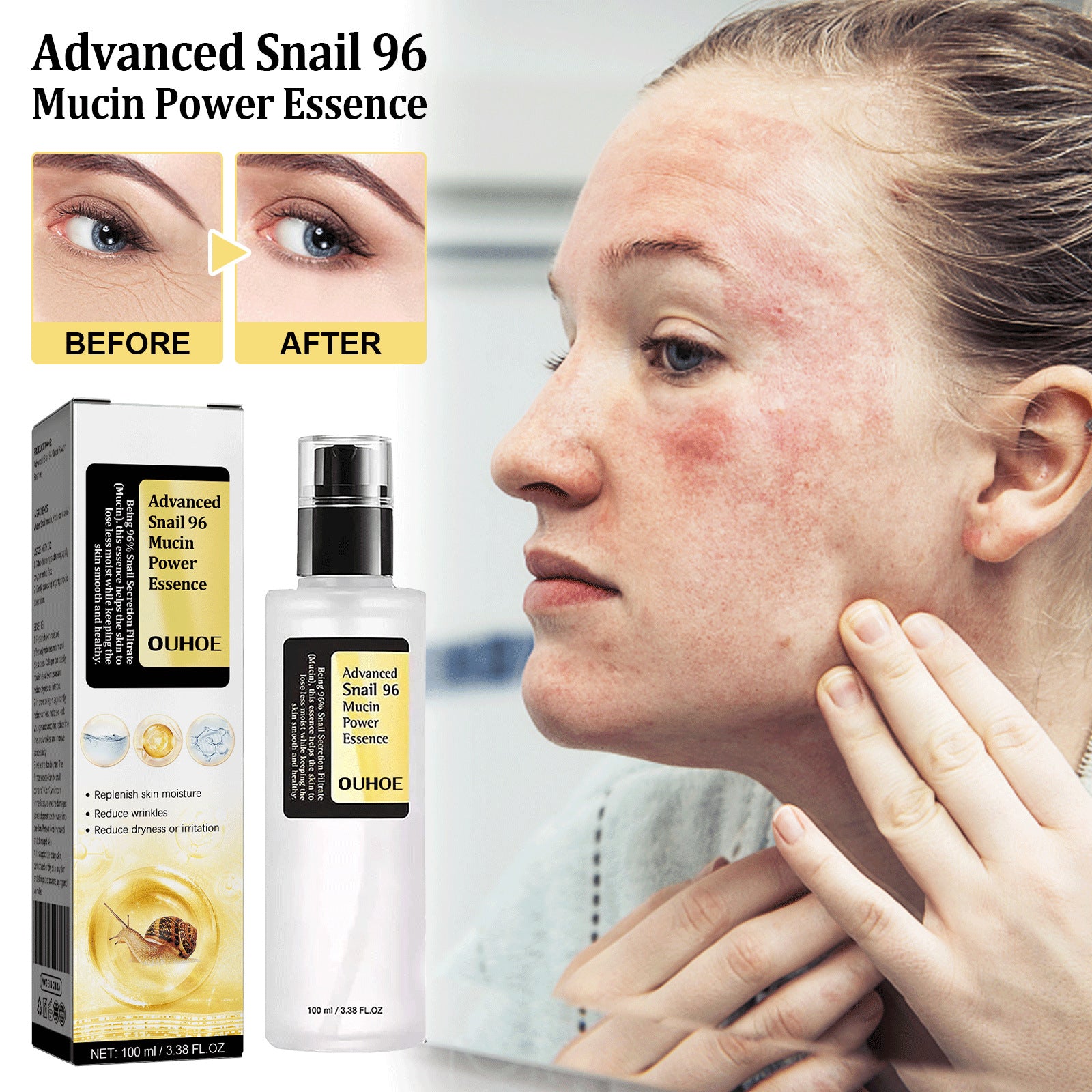 Hydra Veil Recovery Serum - 100ml bottle front