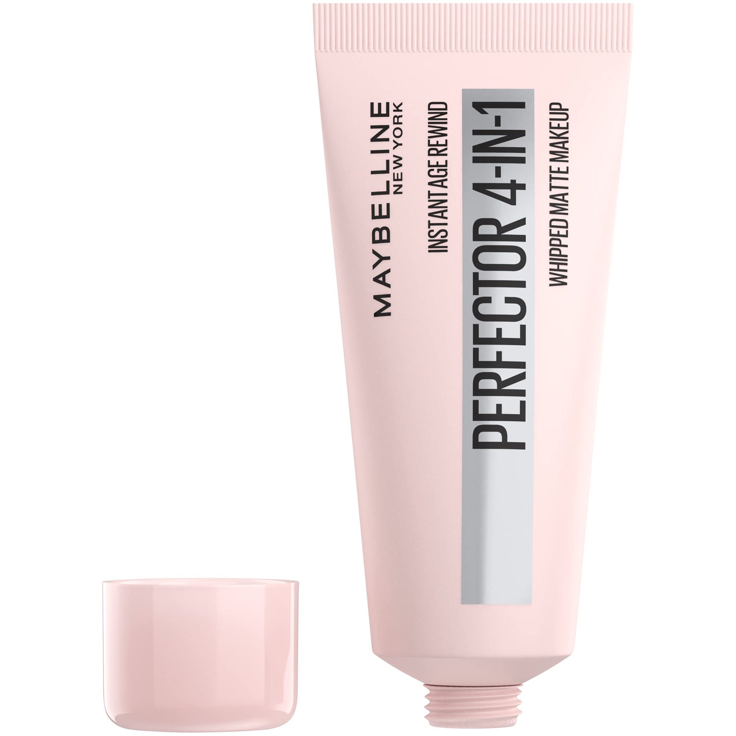 Maybelline Perfection 4-in-1 makeup tube on a white background