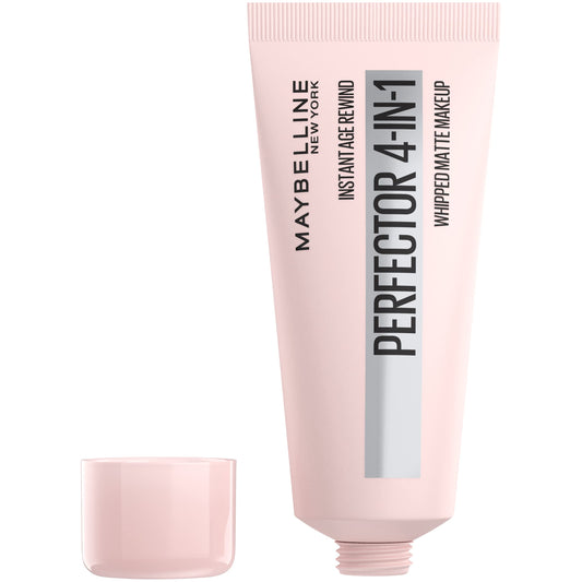 Maybelline Perfection 4-in-1 makeup tube on a white background