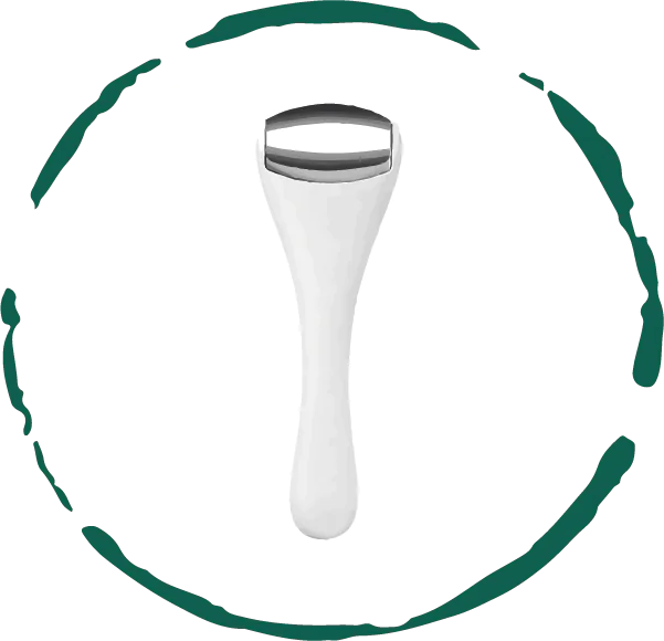 Chill Glow™ Ice Roller Massager - ShineFree Skin | Radiant Skincare Tools for Glowing Skin