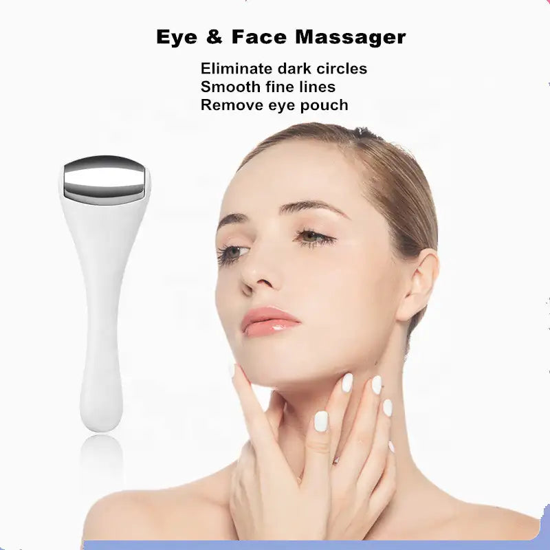 Chill Glow™ Ice Roller Massager - ShineFree Skin | Radiant Skincare Tools for Glowing Skin