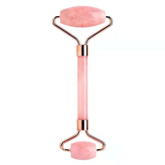 Glow Up Rose Quartz Face Roller - ShineFree Skin | Radiant Skincare Tools for Glowing Skin