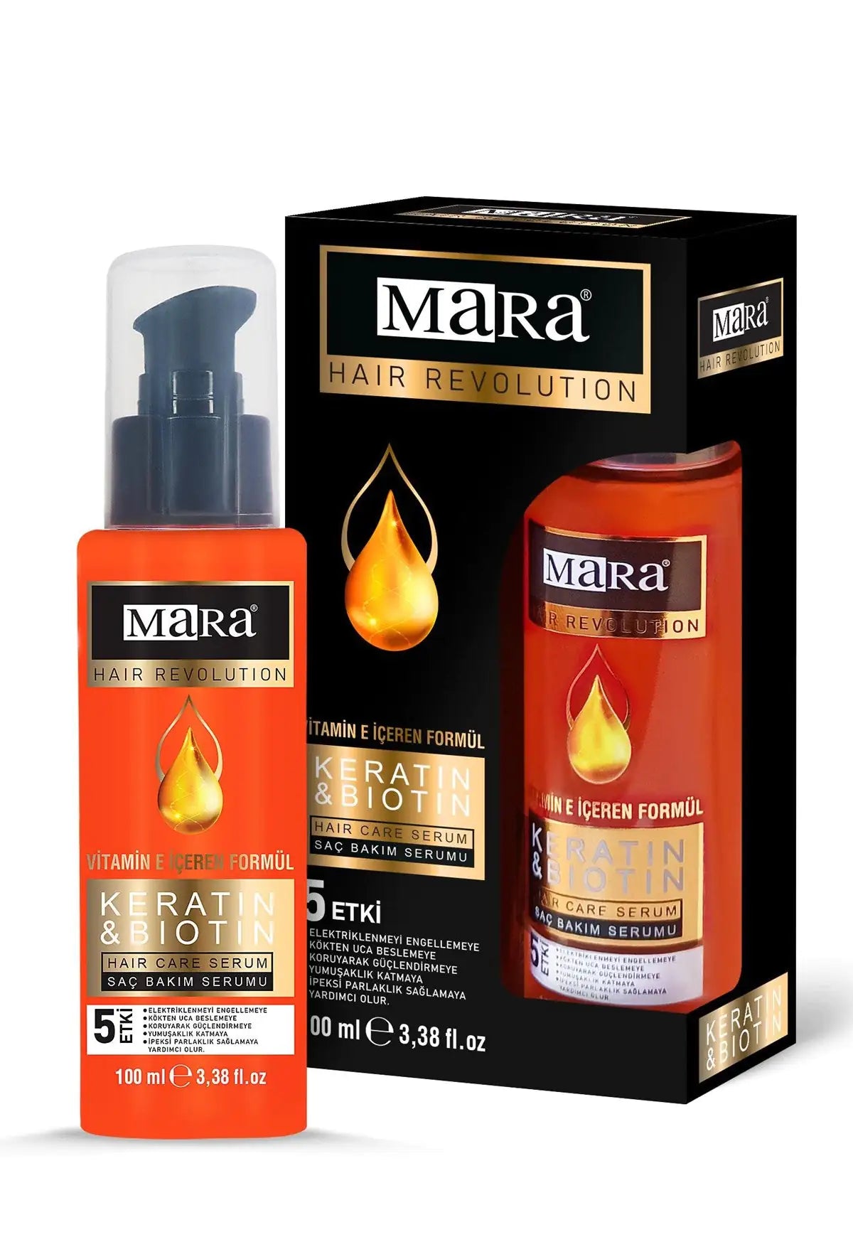 Mara Keratin & Biotin Hair Serum / Oil 100 ml – Repair & Shine Treatment